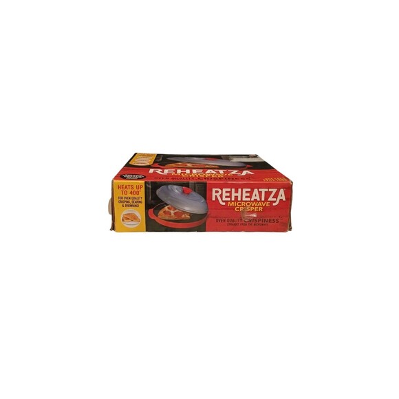 Reheatza Mircowave Hotpan Crisper AS SEEN ON TV  Pizza Fries Easy Clean Safe NIB - Picture 6 of 6